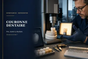 Couronne dentaire : prix, durée de vie et résultats — Zircone vs E-max (Guide 2026)
