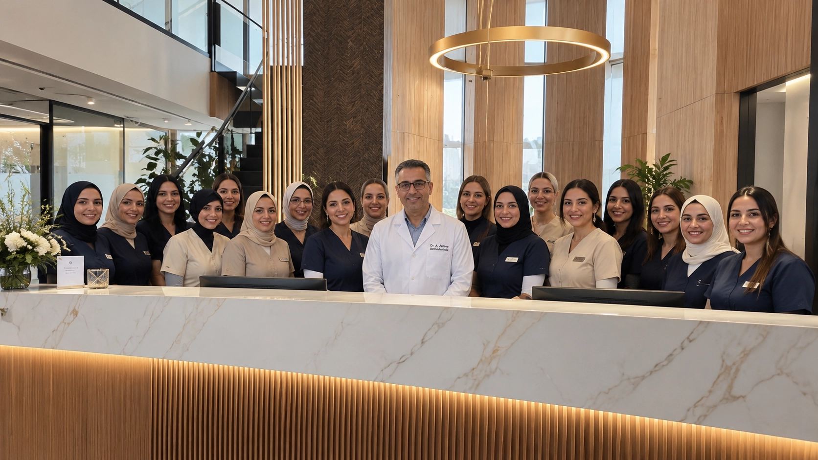 Médecins, assistantes et équipe EstheticaPlus à Tanger